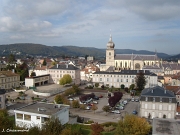 L'ouest de Remiremont et l'église abbatiale